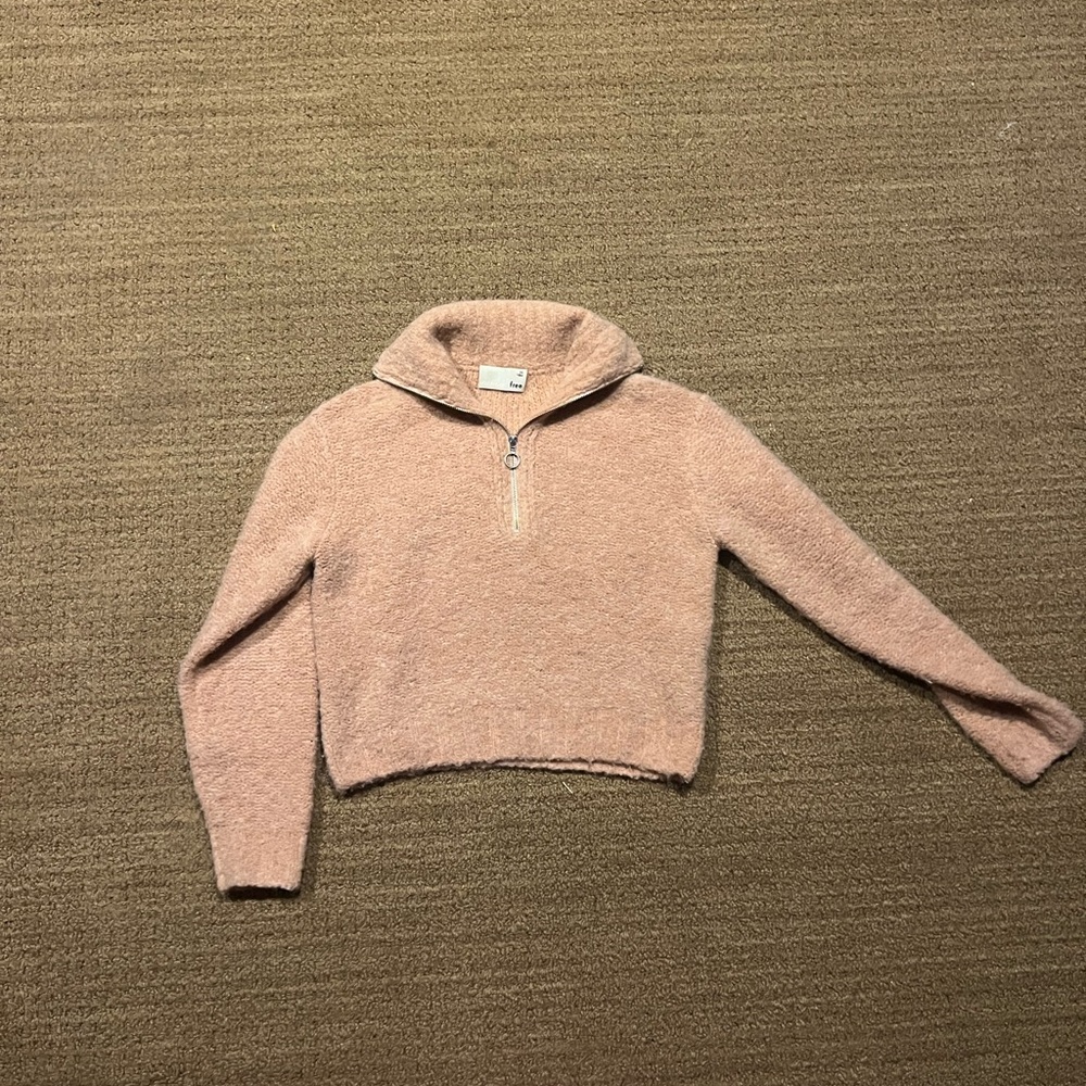 Aritizia Wilfred Gwyneth Half-Zip Sweater
